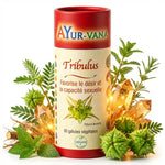 Tribulus Ayur-Vana 60 gélules avec fruits et herbes biologiques pour désir et performance sexuelle