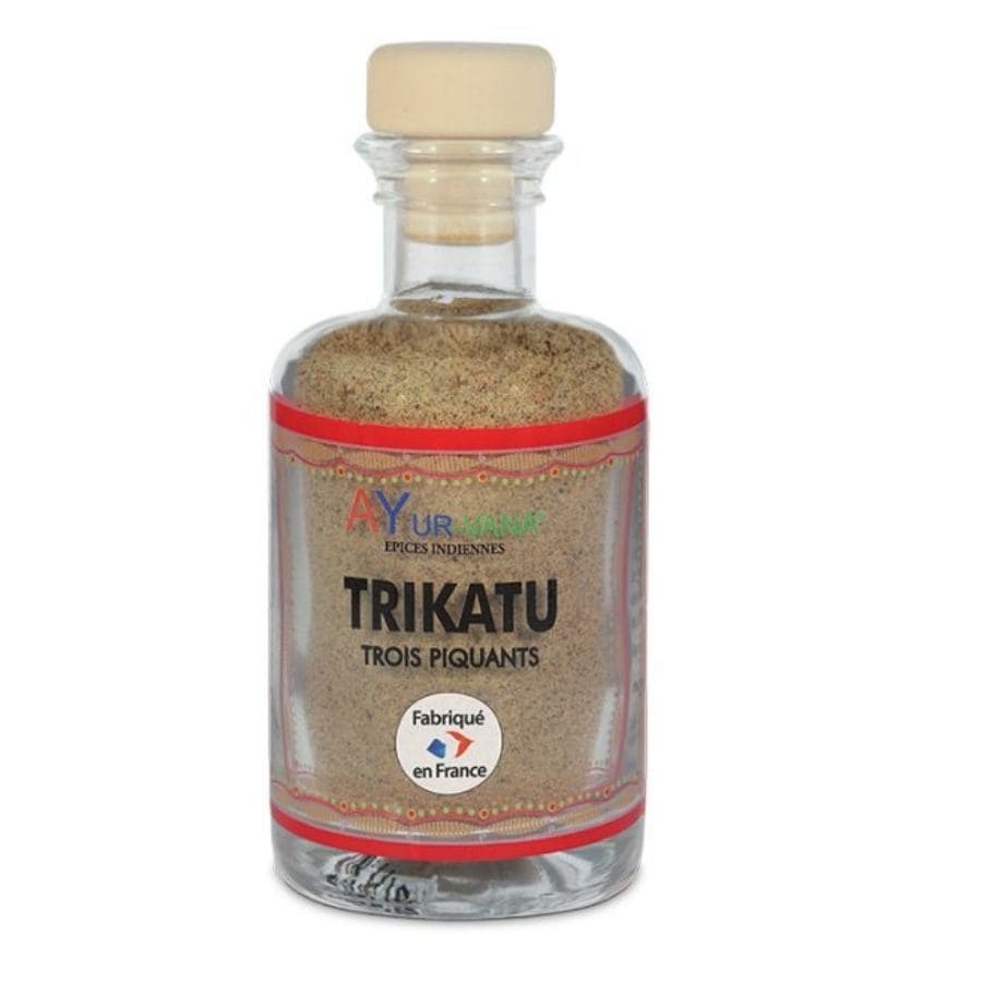 Trikatu (Poivre noir, poivre long, gingembre) 50 g - AyurVana