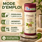 Trimada AyurVana 60 gélules élimination lipides - Mode d'emploi 2 gélules par jour avec repas