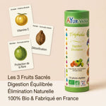 Triphala Bio Ayur-Vana 120 gélules avec les 3 fruits sacrés pour digestion et élimination naturelle