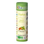 Un pilulier de Triphala Bio Digestion et Elimination de la marque Ayur-vana en 120 gélules