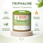 Triphaline 60 gélules - Complément digestion et élimination avec bénéfices transit, digestion optimisée et action drainante