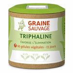 Triphaline 60 gélules Graine Sauvage complément digestion élimination flacon vert