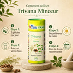 Trivana Minceur Bio 60 gélules AyurVana - Mode d'emploi : 2 gélules par jour avec eau le matin