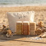 Trousse Essentiels Été Comme Avant SPF30, après-soleil, répulsif moustique sur linge crème