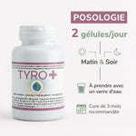 Tyro+ Jade Recherche 120 gélules avec posologie 2 gélules/jour, matin et soir