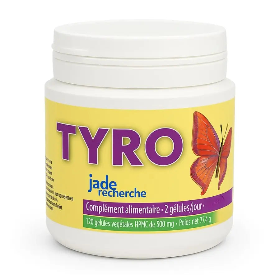 Une boite de Tyro+ de 120 Gélules de Jade Recherche