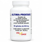 Flacon Ultima Prostate 90 gélules Vital Osmose sur fond blanc