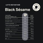 Valeurs nutritionnelles du black sésame latte de la marque nümorning 