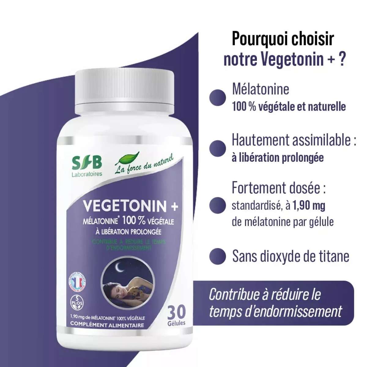 Pourquoi choisir vegetonin + de chez SFB laboratoires.