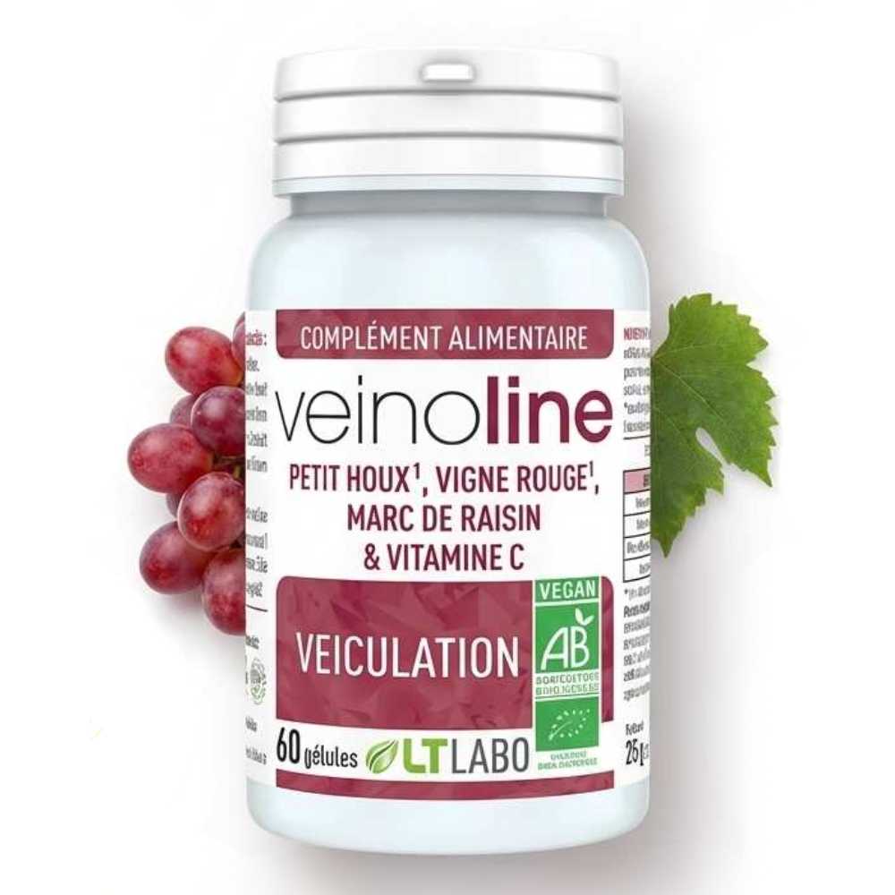 Boîte de 60 gélules Veinoline de la marque LT Labo