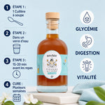 Vinaigre de cidre bio Archie 200ml - Guide d'utilisation pour glycémie et digestion