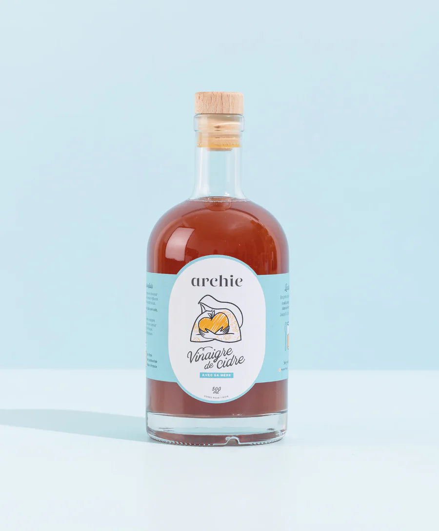Un bouteille de Vinaigre de cidre bio 500ml Archie