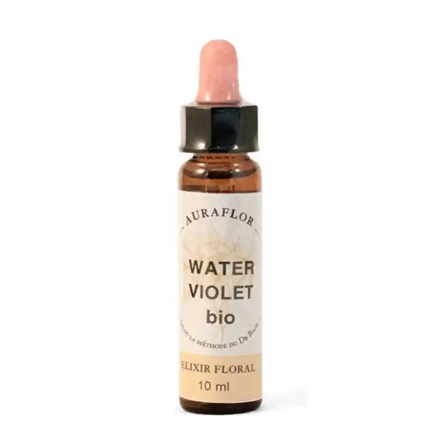 Flacon de Fleur de Bach Violette d'eau, 10 ml, de la marque Dioter.