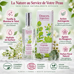Virginale Lotion Tonique 100ml Douces Angevines avec ses bénéfices : tonifie, apaise et hydrate la peau