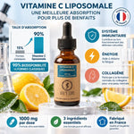 Vitamine C liposomale 1000mg Life's Code - Biodisponibilité 90% et bénéfices immunitaires