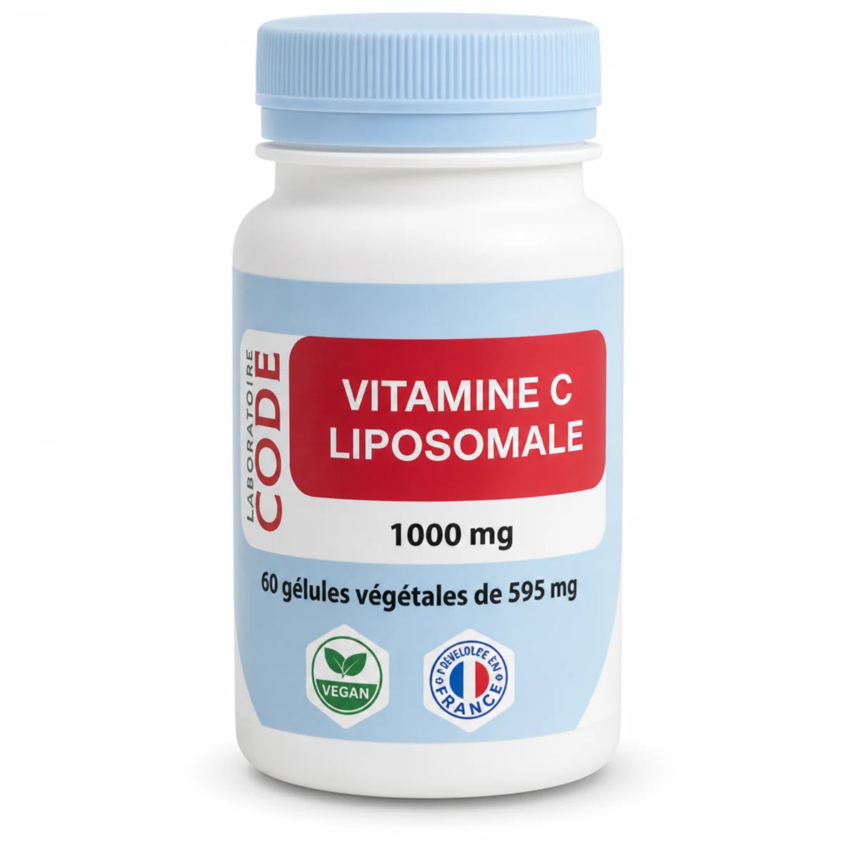 Flacon Vitamine C Liposomale 1000mg Laboratoire Code 60 gélules