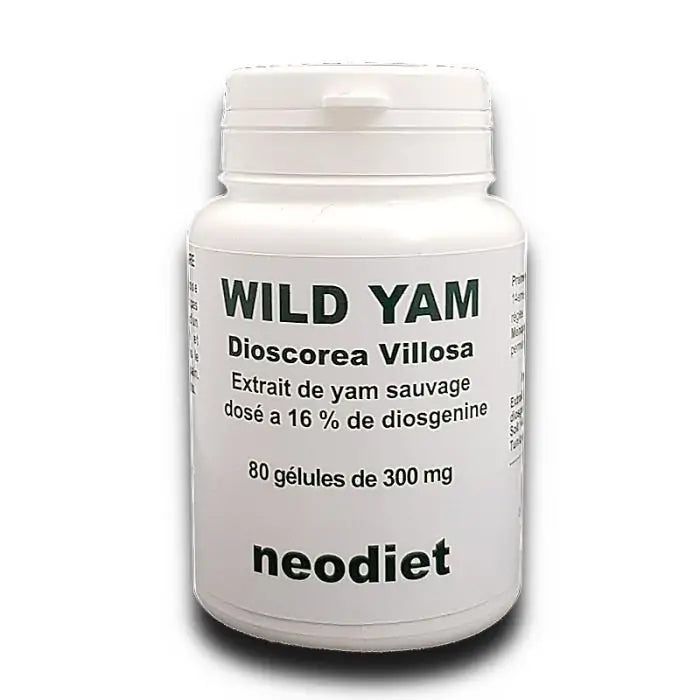 Boîte de 80 gélules de Yam sauvage de la marque Neodiet 