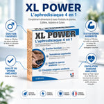 XL Power Labophyto - Aphrodisiaque 4 en 1 avec bénéfices érection, testostérone et circulation sanguine
