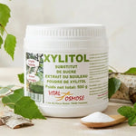 Xylitol 500g VitalOsmose - Édulcorant naturel extrait de bouleau avec branches et feuilles