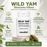 Neodiet Wild Yam 80 gélules - Équilibre hormonal, bouffées de chaleur, sommeil et bien-être
