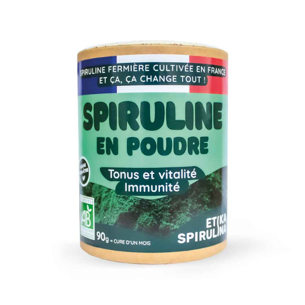 Spiruline bio française en poudre Etika Spirulina