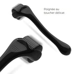Zoom sur la poignée soft-touch du dermaroller 0,50mm