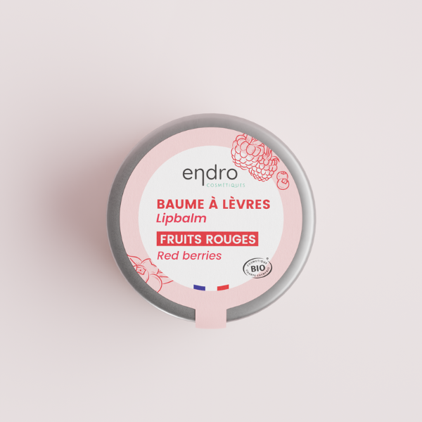 Baume à lèvres bio Endro aux fruits rouges