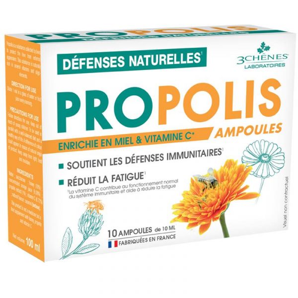 AMPOULES PROPOLIS - 10 AMPOULES DE 10 ML