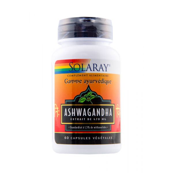 Ashwagandha 470 mg - 60 capsules végétales