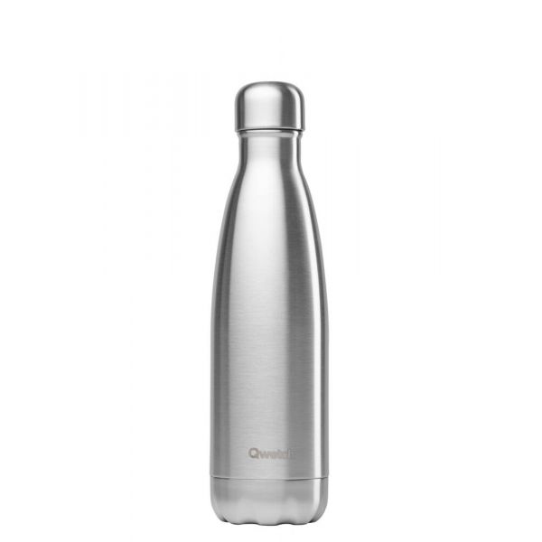 Qwetch - Bouteille nomade inox brossé isotherme - 500 ml