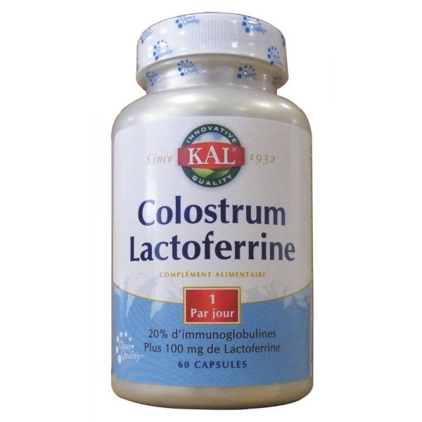 Colostrum lactoferrine - 60 capsules végétales