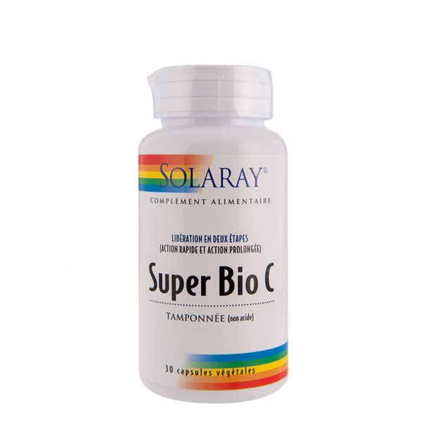 Super Bio C tamponnée - 30 capsules végétales
