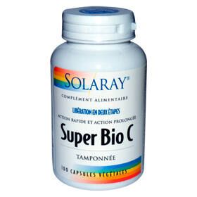 Super Bio C tamponnée 500 mg - 100 capsules végétales