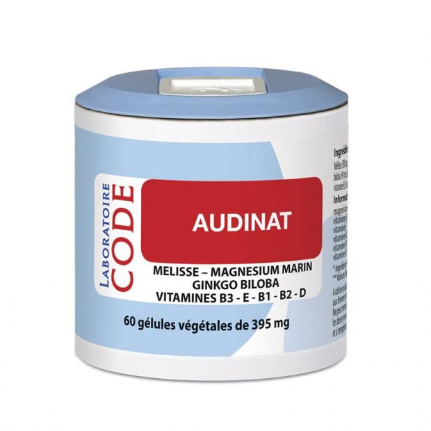 Audinat est un complexe de plantes et minéraux tout spécialement étudié pour les désagréments auditifs.
