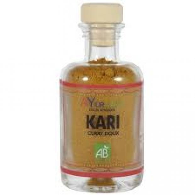 Kari (Curry doux) Bio - Flacon en verre de 50 g 