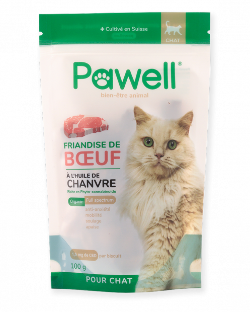 Friandises Chanvre pour chat | Pur Boeuf - 100gr